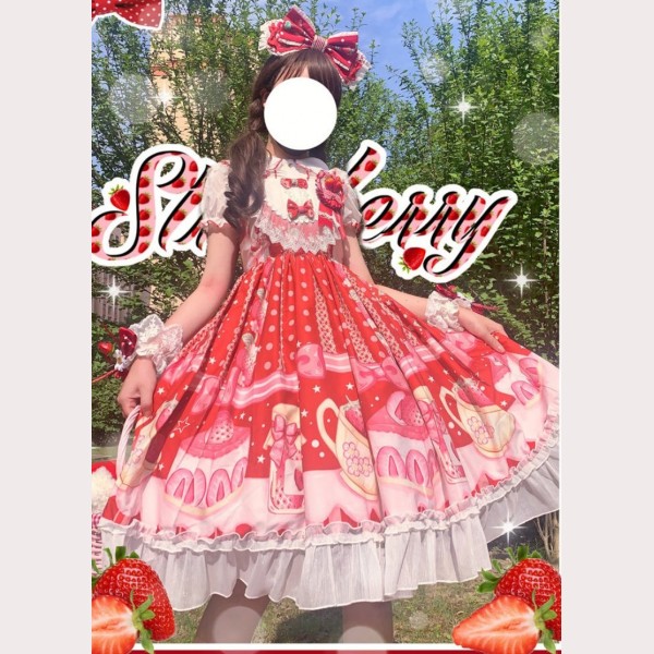 Strawberry Cake Lolita Style Dress JSK (WS08)